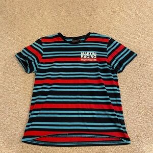Martini Racing Drivers selection Porsche Shirt. Size US M. Slim fit. Streetwear.